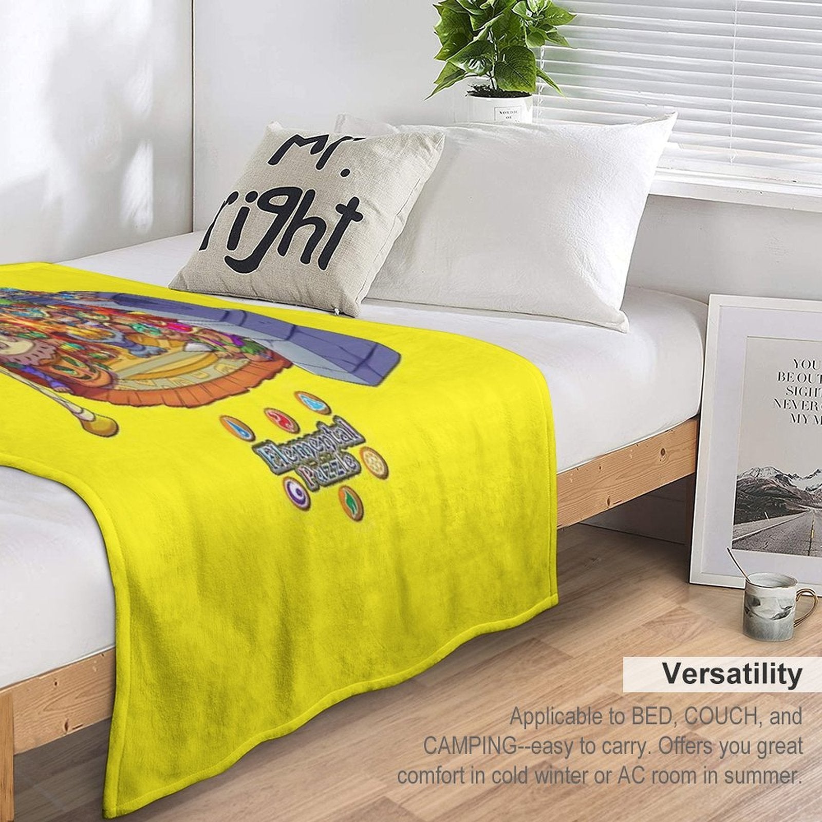 The Power of Shamanic Globes! Machine-washable Throw Blanket
