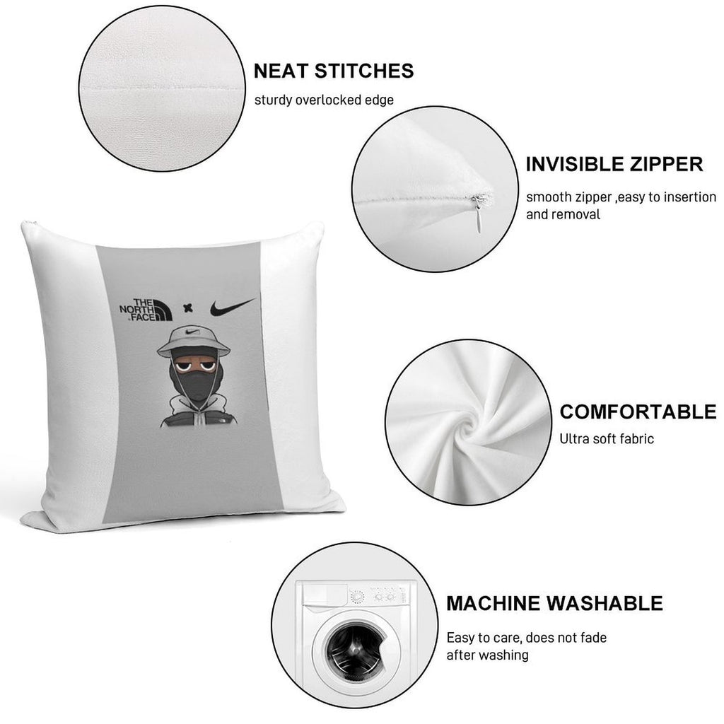 Nike Soft Short Plush Fabric Throw Pillow