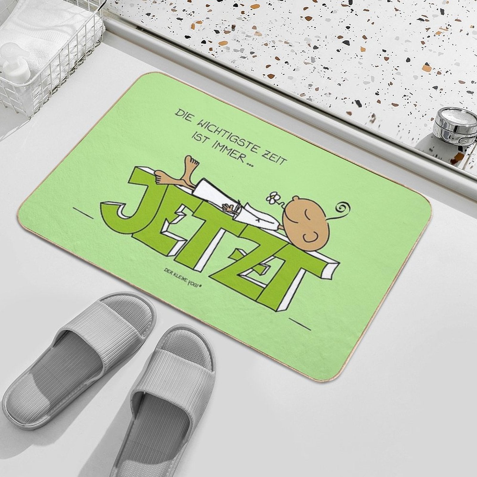 Now  Stain-Proof Bath Mat
