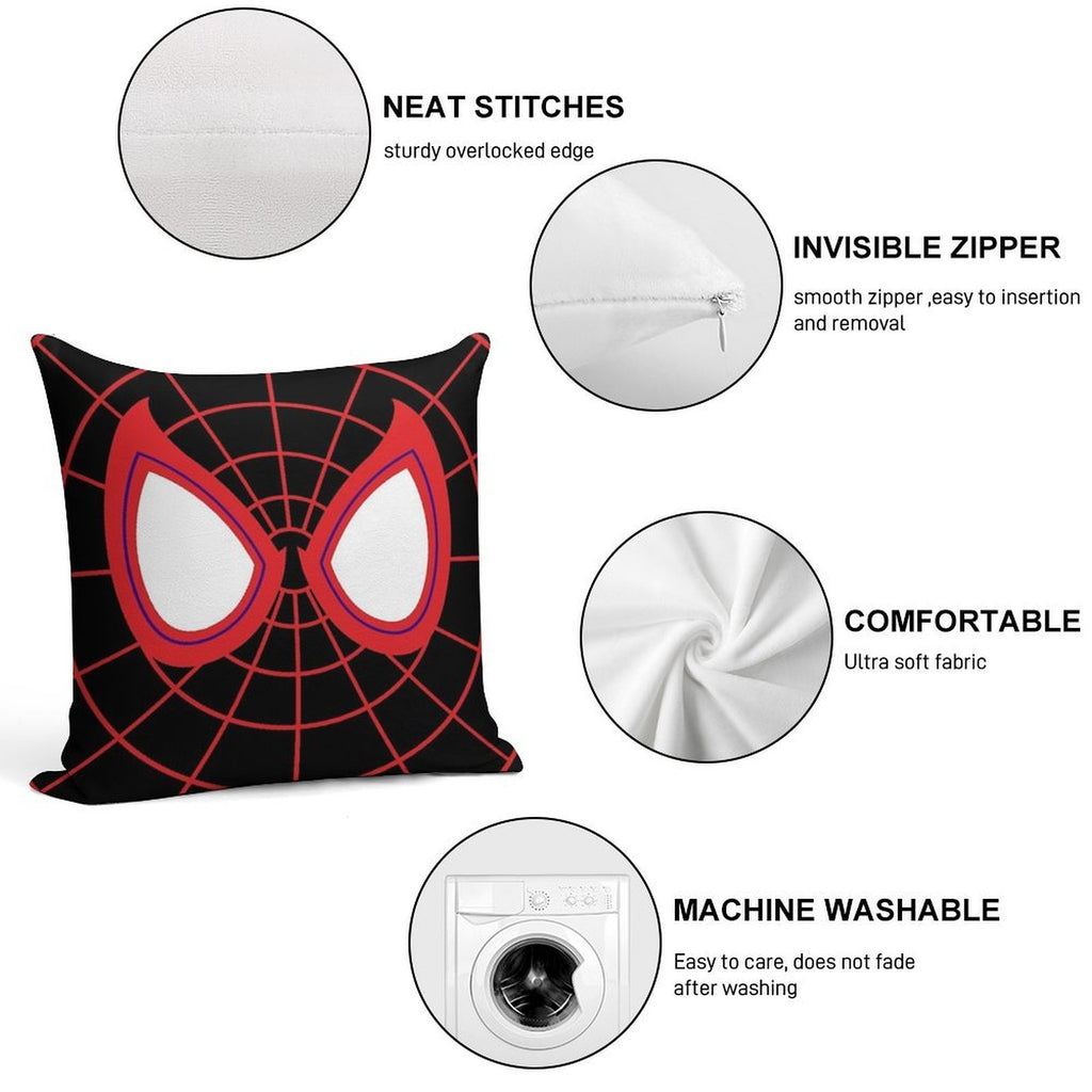 Miles Morales Eyes Soft Multiple Sizes Throw Pillow