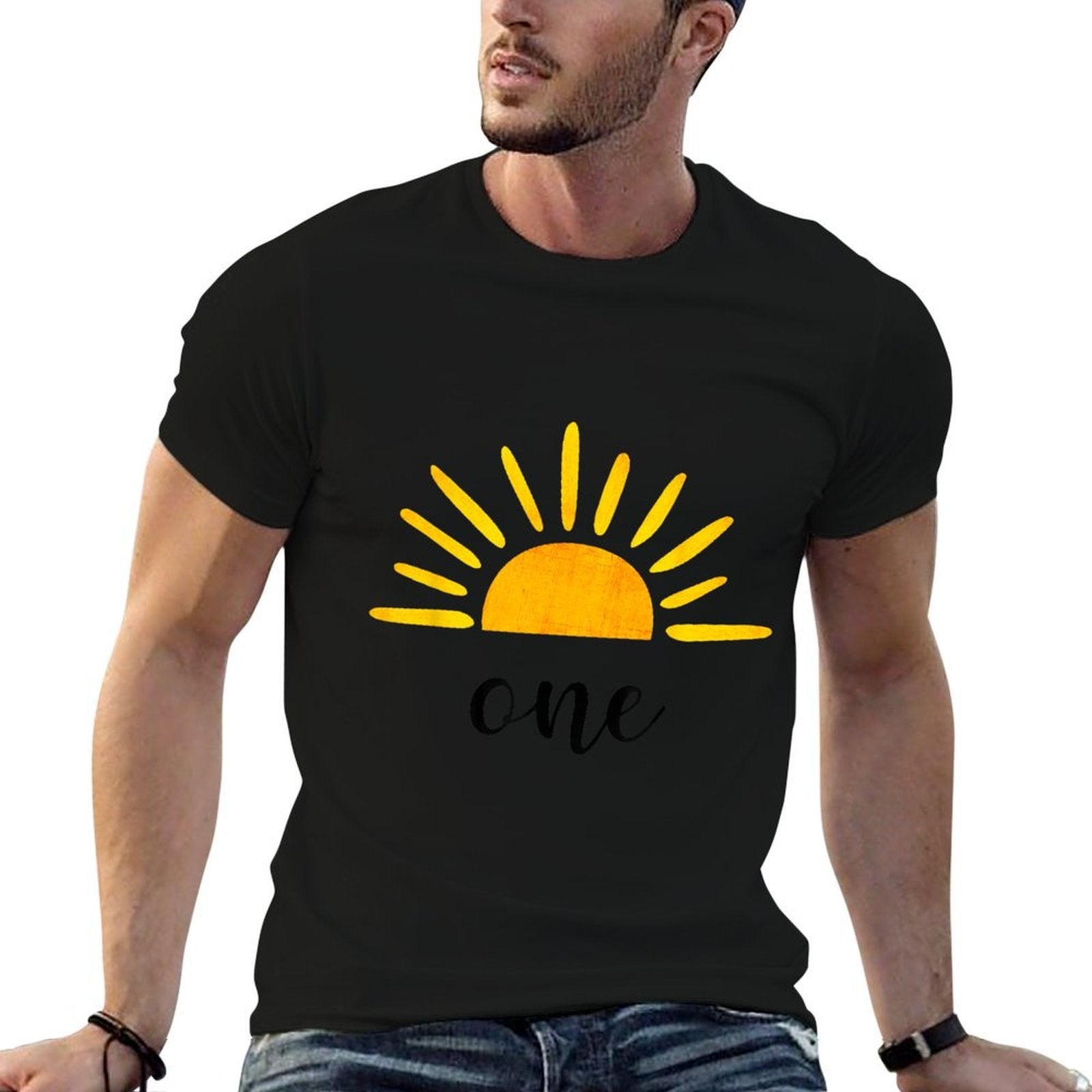 One Birthday First Trip Around The Sun 1st Birthday  Vintage-inspired T-Shirt
