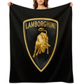 Pure Yellow Jasmine Anti-pilling Throw Blanket