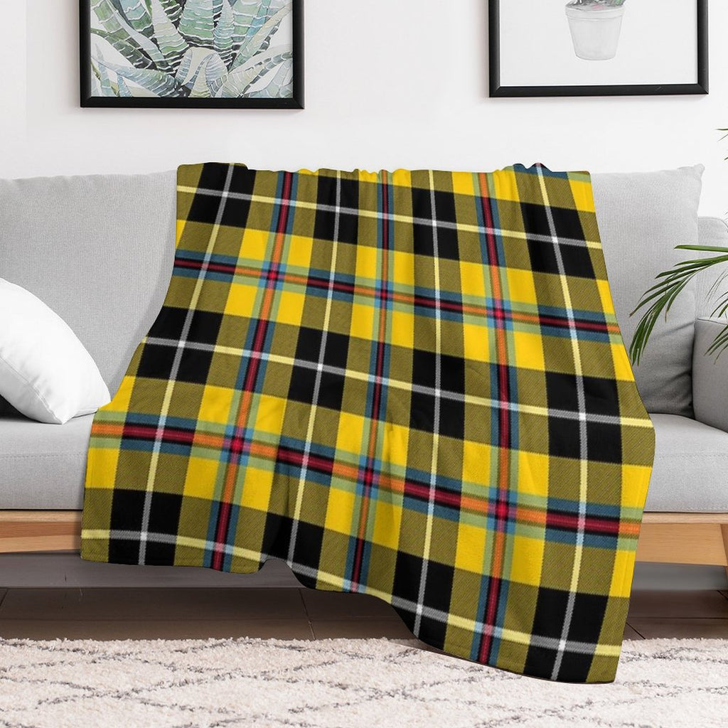 Cornish Tartan Easy Care Throw Blanket