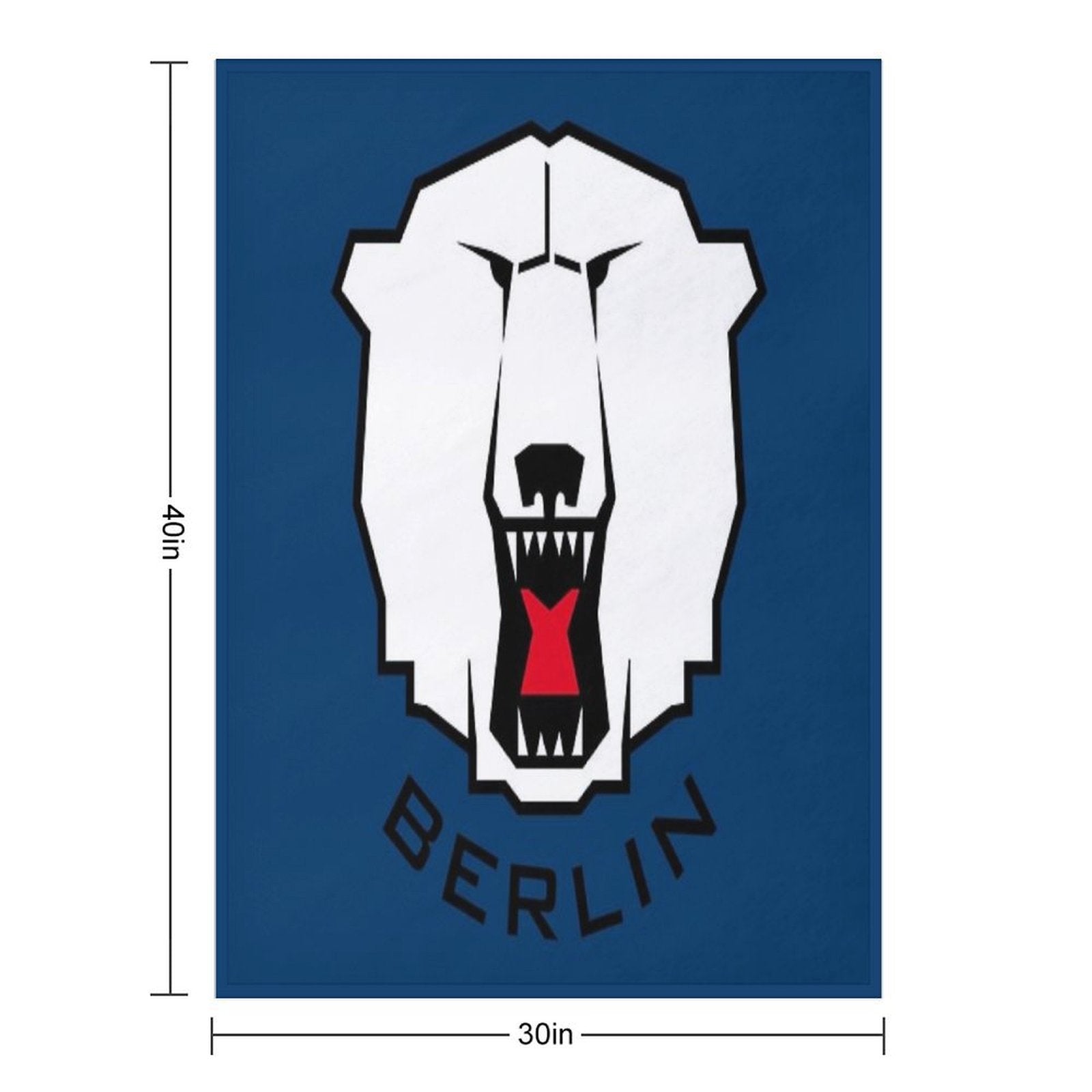 Eisbären Berlin Versatility Throw Blanket