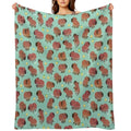 Capybath Time Versatility Throw Blanket