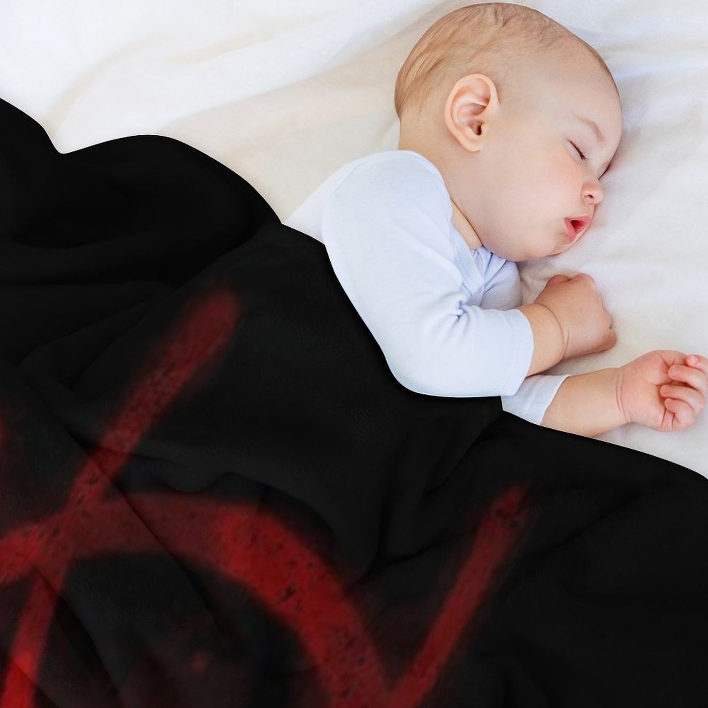 Miles Morales Spider Symbol Easy Care Throw Blanket