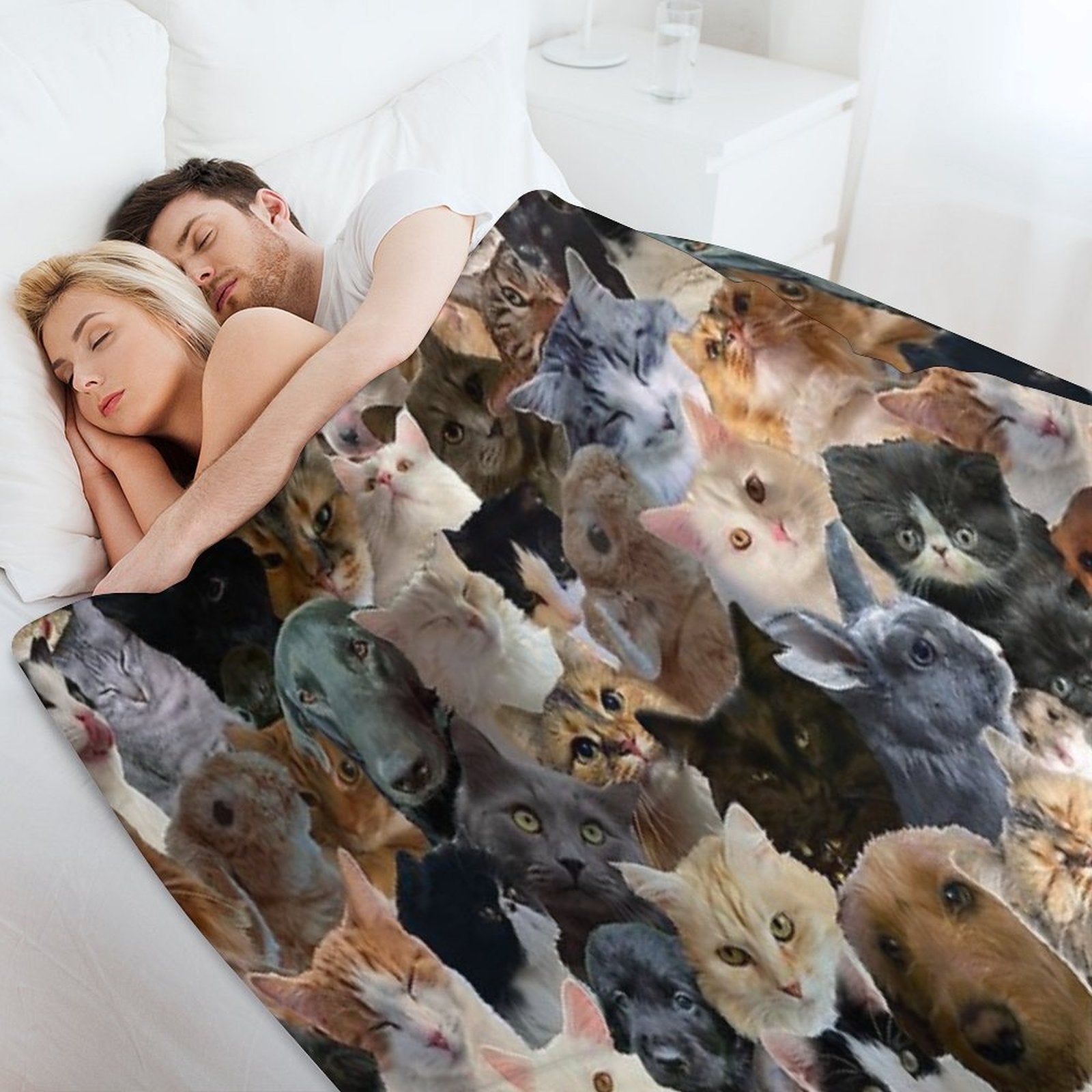 Lovely Animals Eco-conscious Throw Blanket