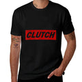 DenchTees Unisex-Adults  Kids Clutch - Black - Small - - Crew Neck - Distressed Modern - Lightweight - Clutch Text Design  Trendy Pattern T-Shirt