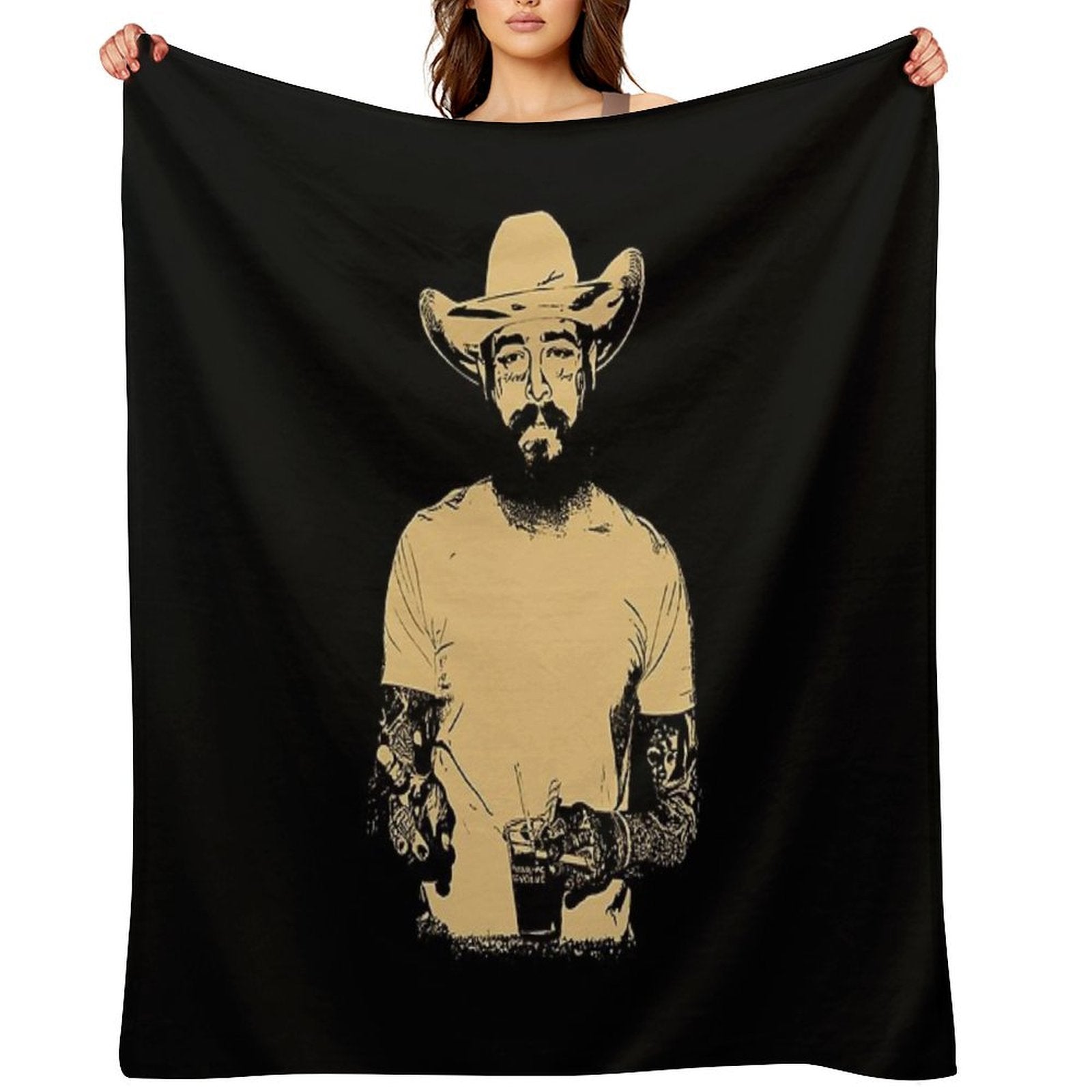 Post Malone F-1 Trillion JOURNEY Machine-washable Throw Blanket