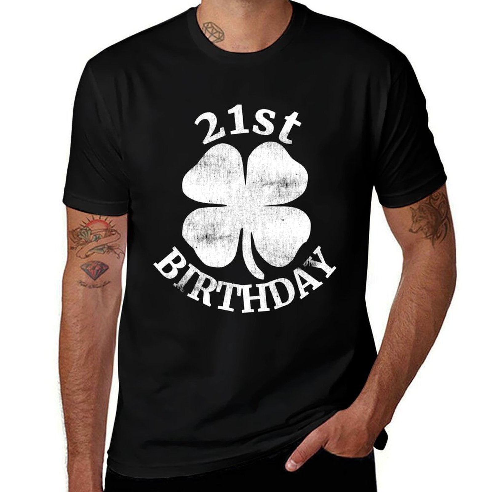 21st Birthday St. Patrick's Day Party Beer Gift  Summer-ready Fabric T-Shirt
