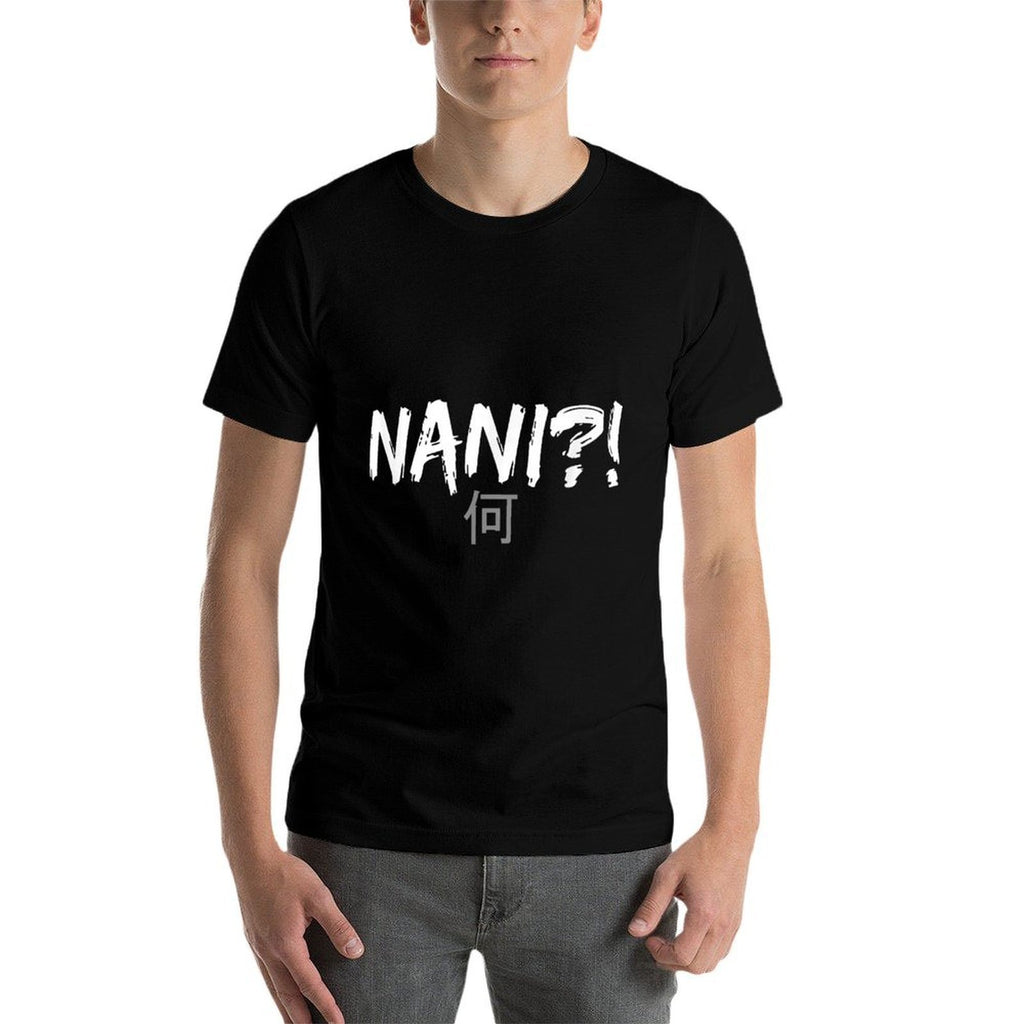 Nani! What Funny Omae Wa Meme  Rolled Sleeves T-Shirt