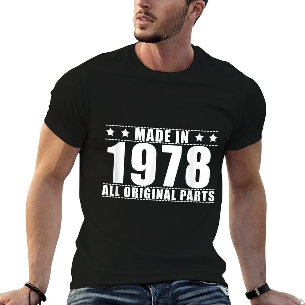 Made in 1978 T for Men Women - 40th Birthday Gifts  Eco-friendly Material T-Shirt