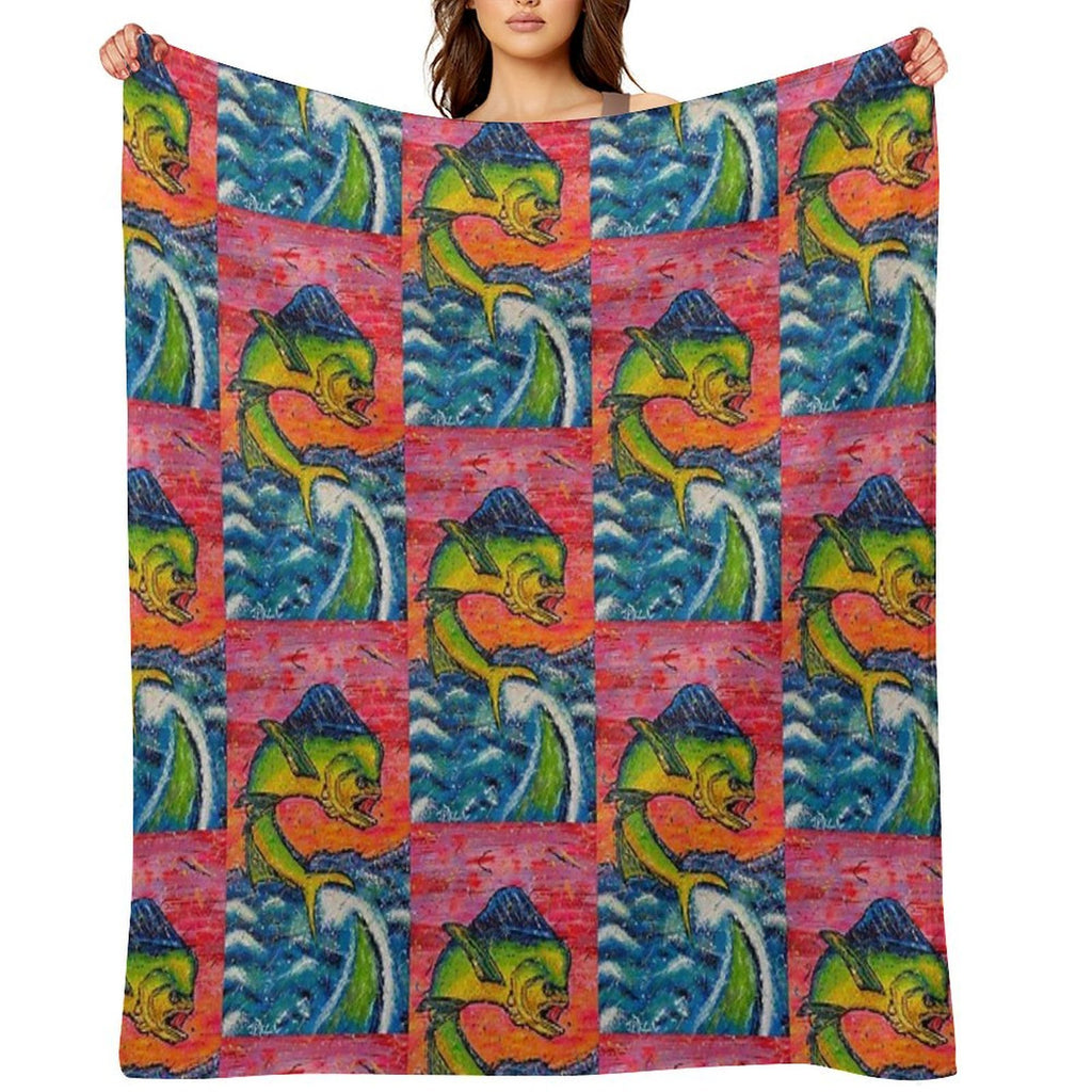 Free Mahi-mahi Comfort Throw Blanket