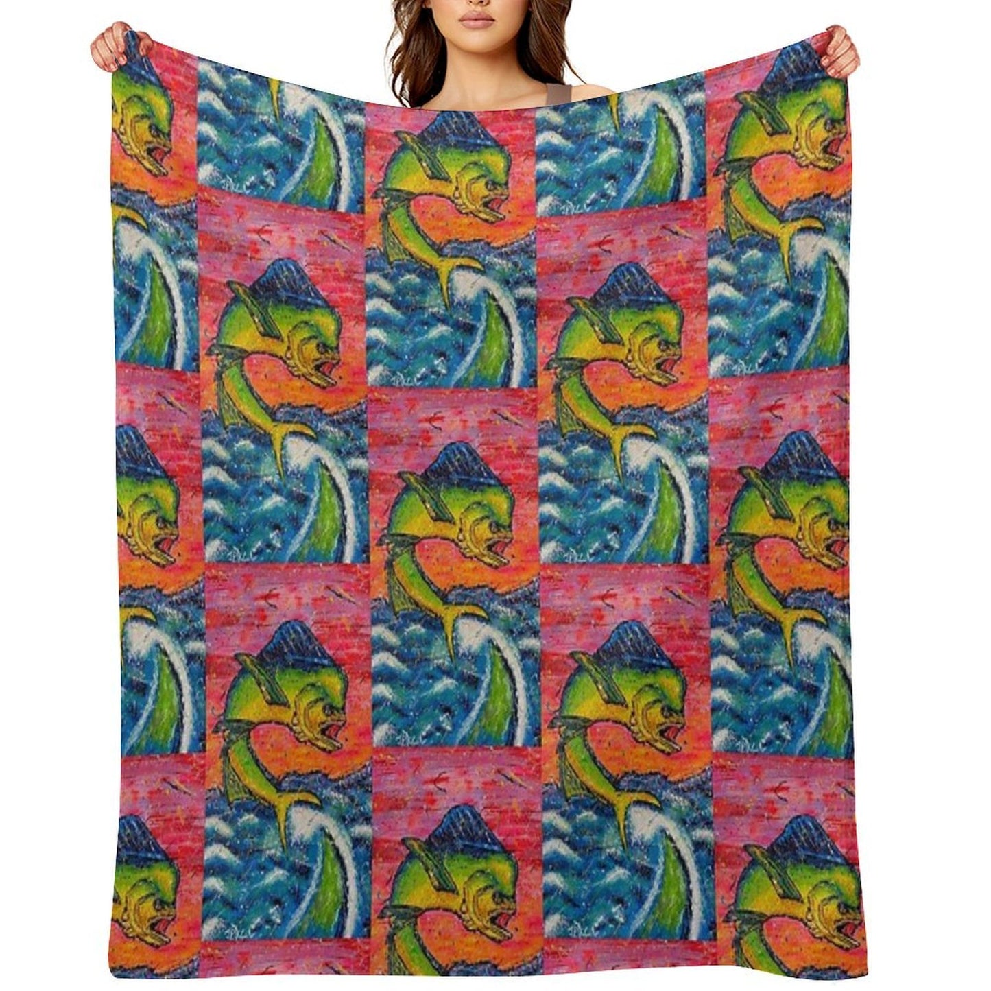 Free Mahi-mahi Comfort Throw Blanket