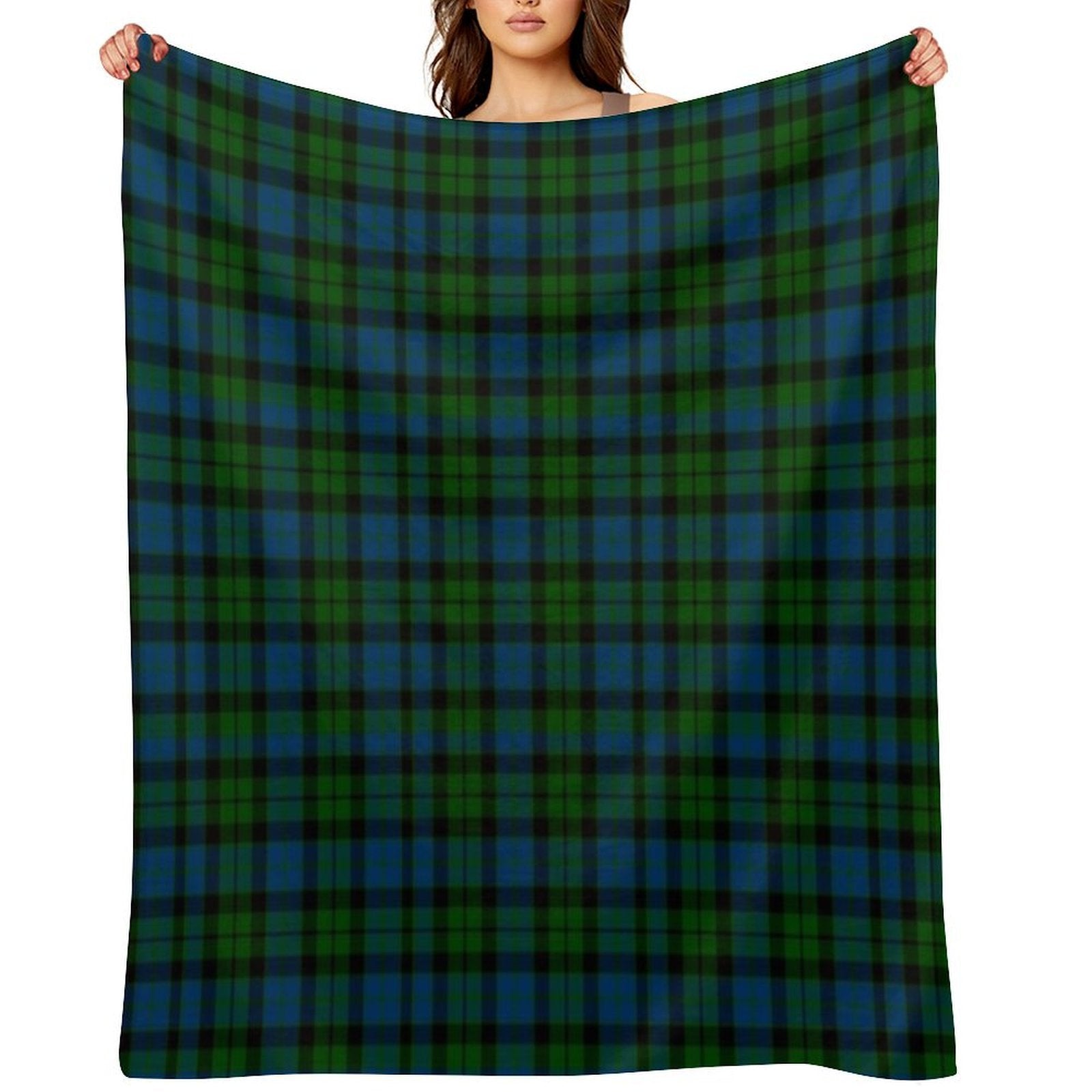 Clan Mackay Tartan Versatility Throw Blanket