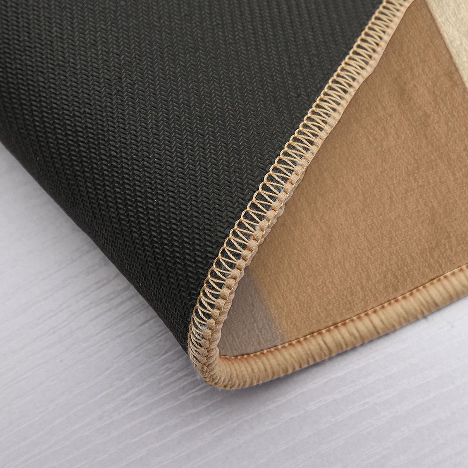 Earth Tones Stripes Pattern  Eco-Friendly Bath Mat