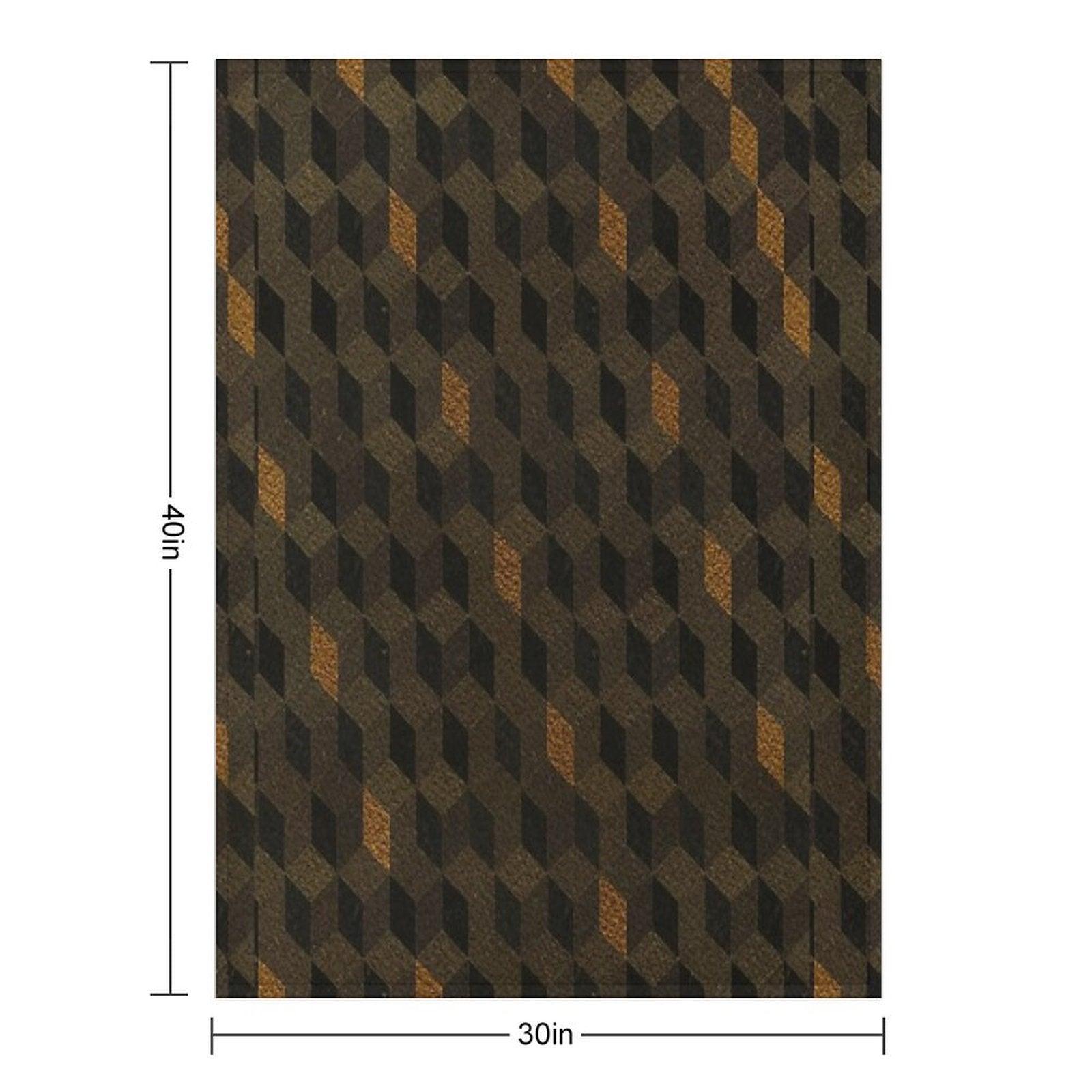 Art with Geometric Figures And Real Paper Texture 4 Gift-ready Throw Blanket