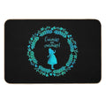 Curiouser And Curiouser! Alice in Wonderland.  Repositionable Bath Mat