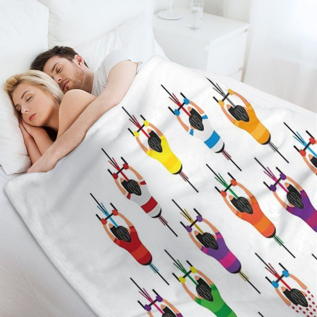 Cycling Squad Shrink-resistant Throw Blanket