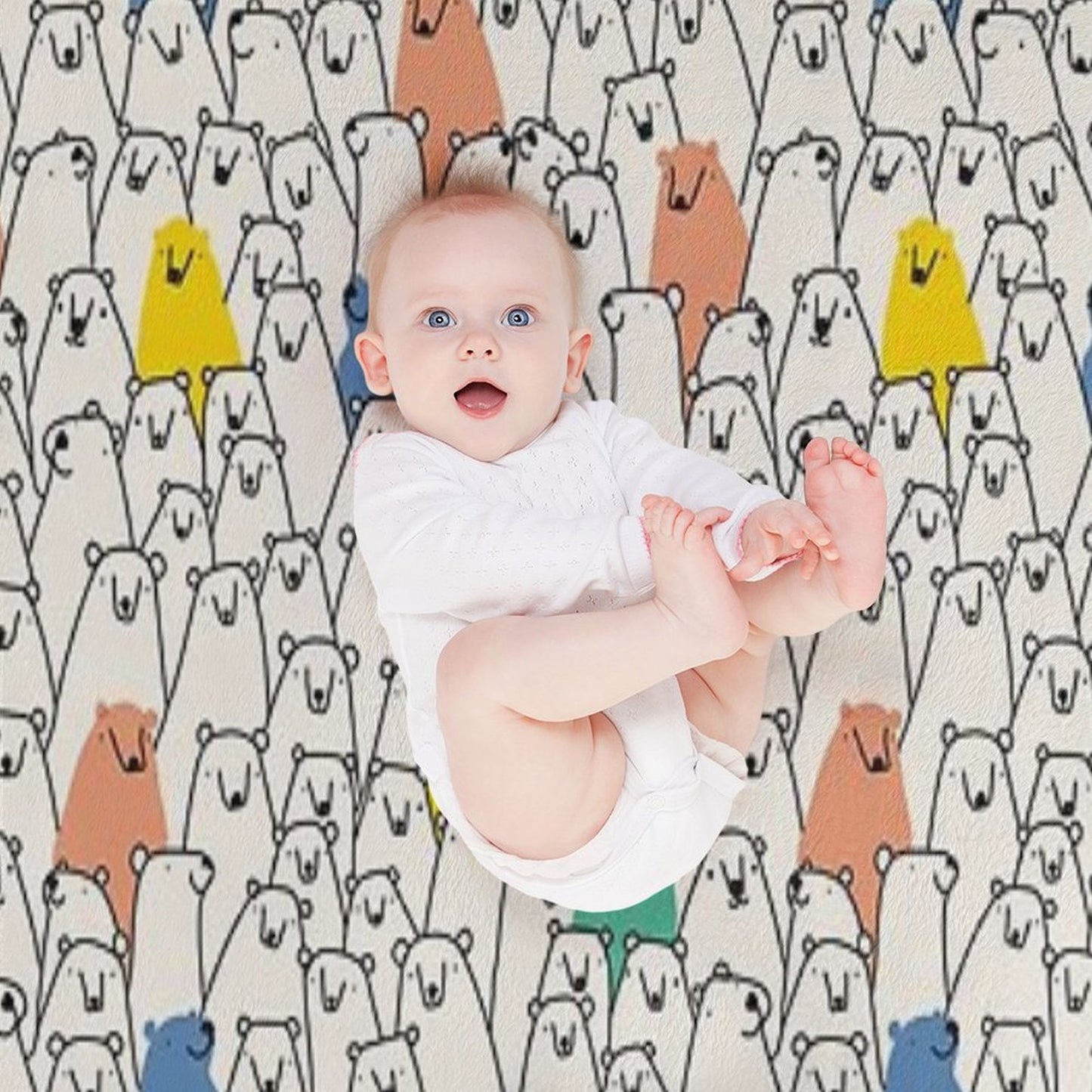 Bears Pattern Gift-ready Throw Blanket