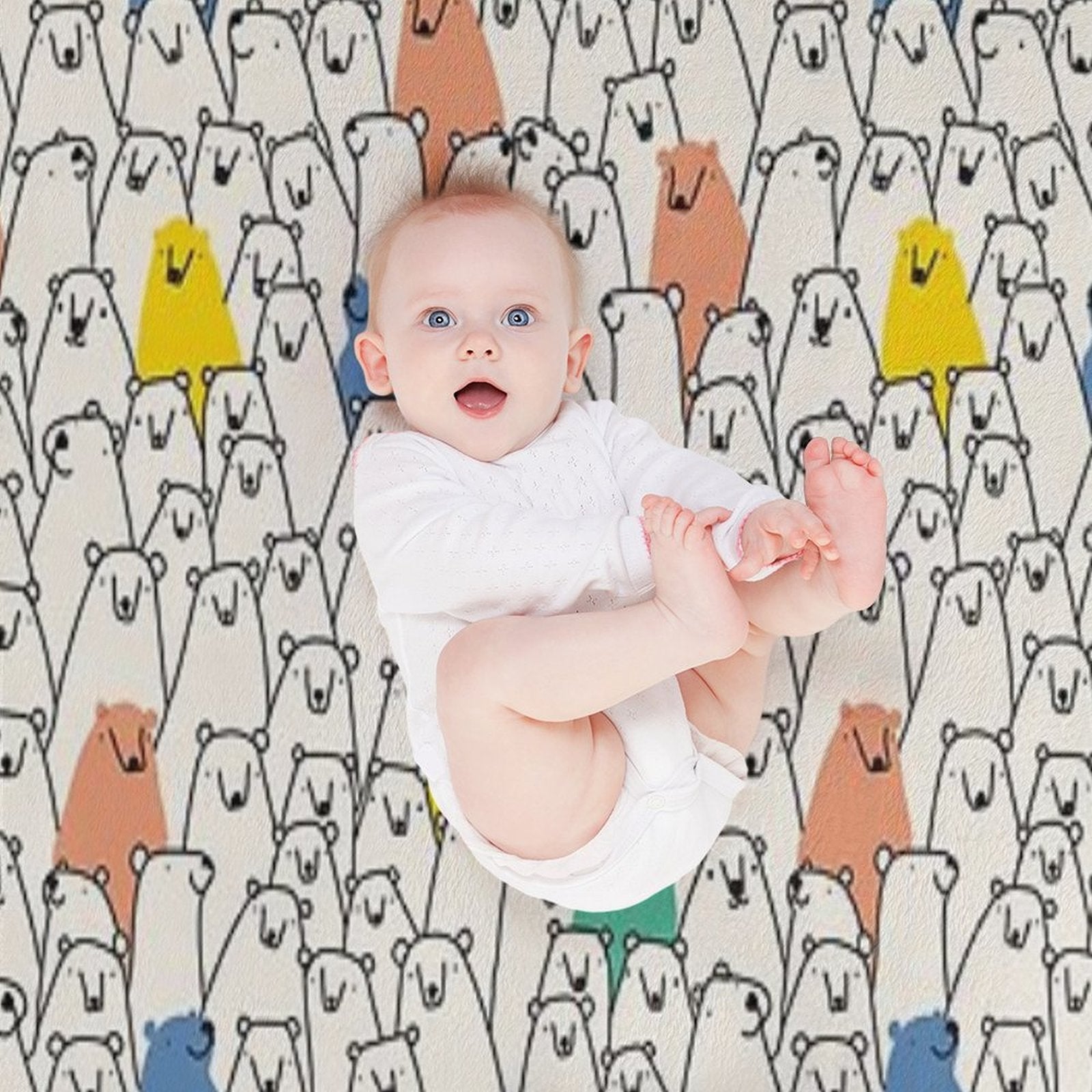 Bears Pattern Gift-ready Throw Blanket