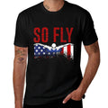 So Fly USA Swimming Team Sports Athlete US Swim Aquatic  Fade-proof Color T-Shirt