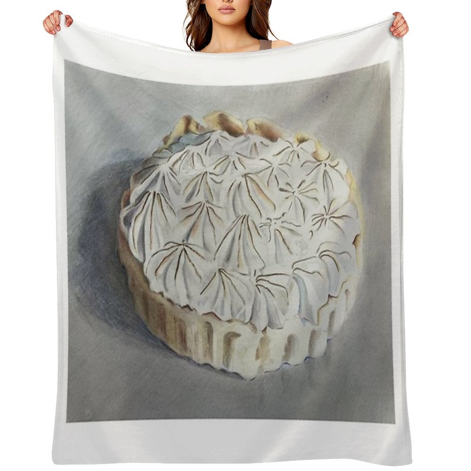 Lemon Meringue Pie Anti-pilling Throw Blanket