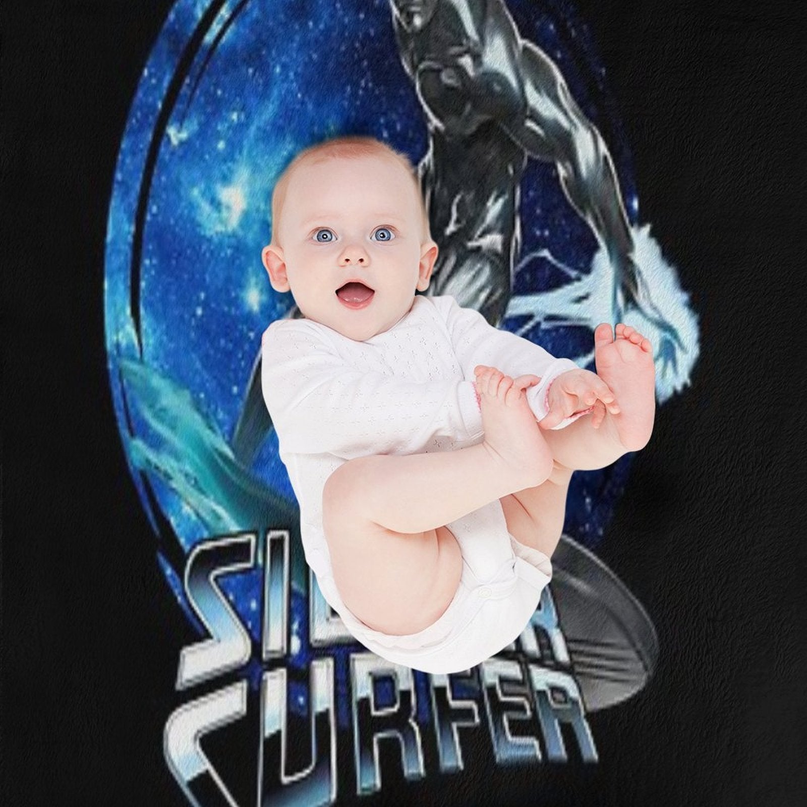 Silver Surfer - Compact Throw Blanket