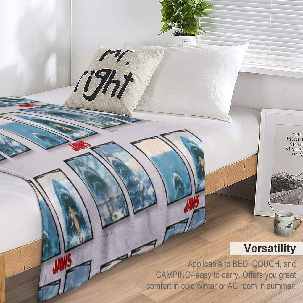 The Jaws Moments Comfort Throw Blanket