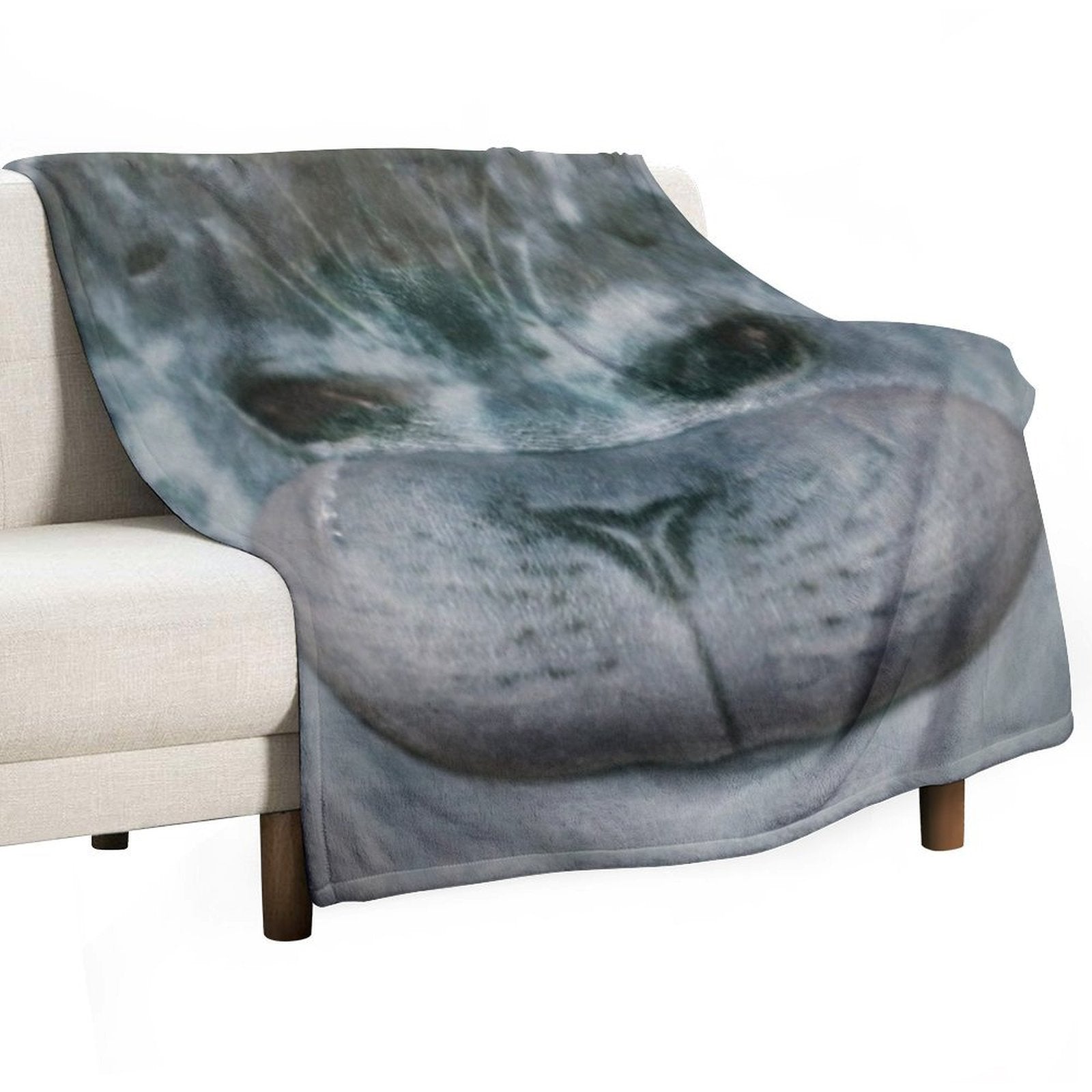 Chubby Blob Seal All-season Throw Blanket