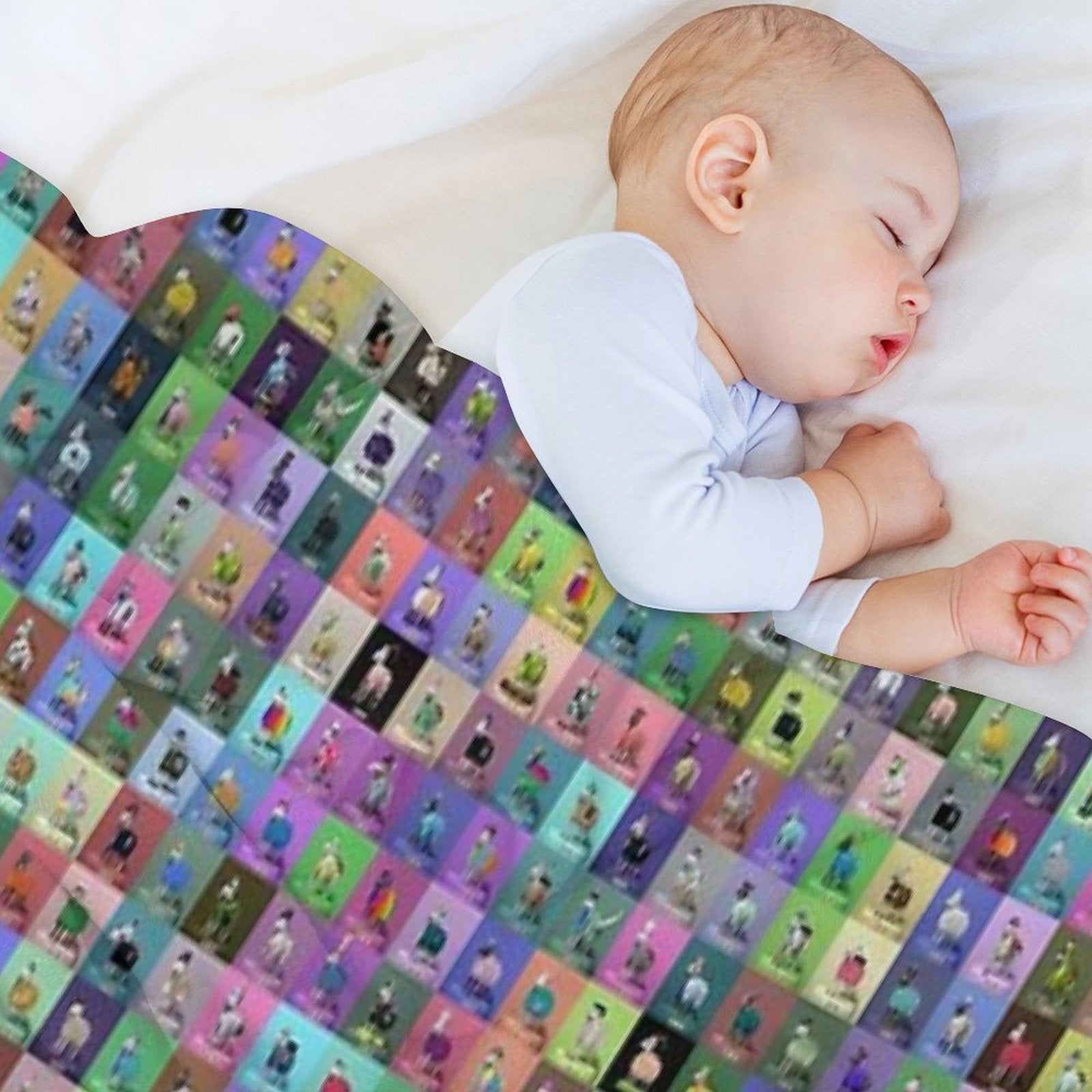 Shimmer Sheep Easy Care Throw Blanket