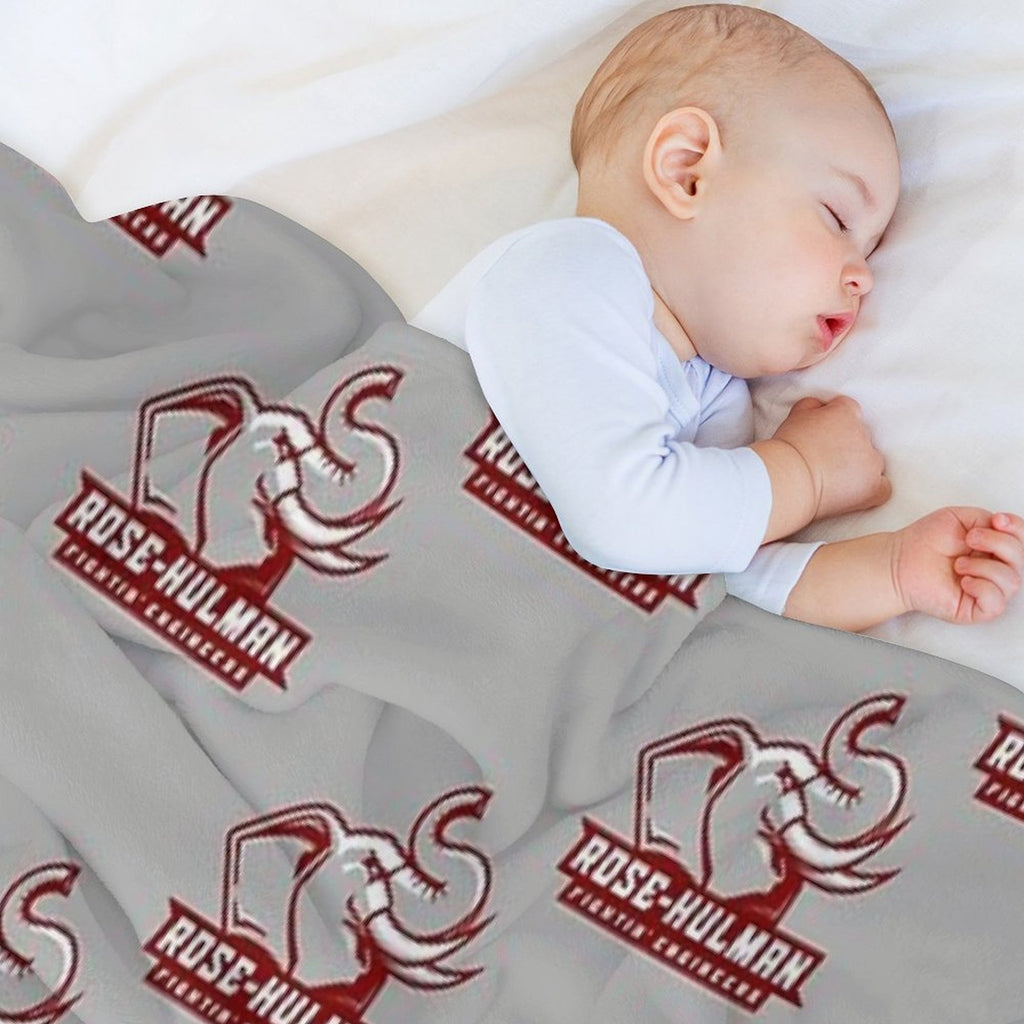 Engineers (Rose Hulman Fightin) Travel-friendly Throw Blanket