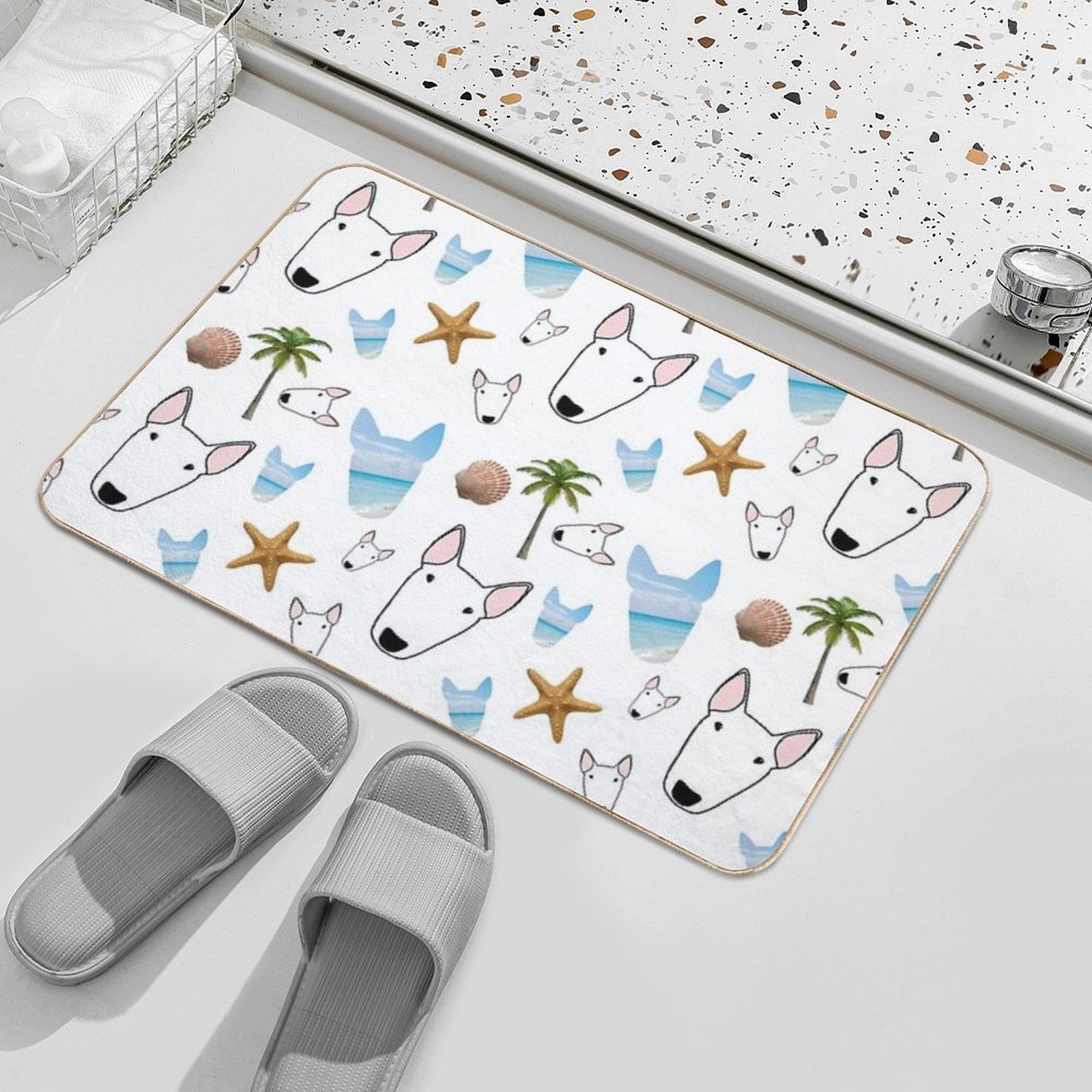 Maldives Bully  Absorbent Bath Mat