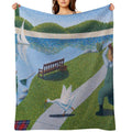 Une Oie Compact Throw Blanket
