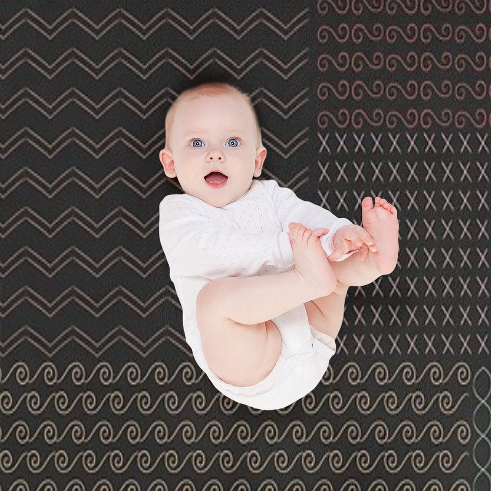 Minimalist Geometric Patterns Shrink-resistant Throw Blanket