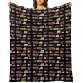Emergency Vehicles - The Kids' Picture Show Sustainable Throw Blanket