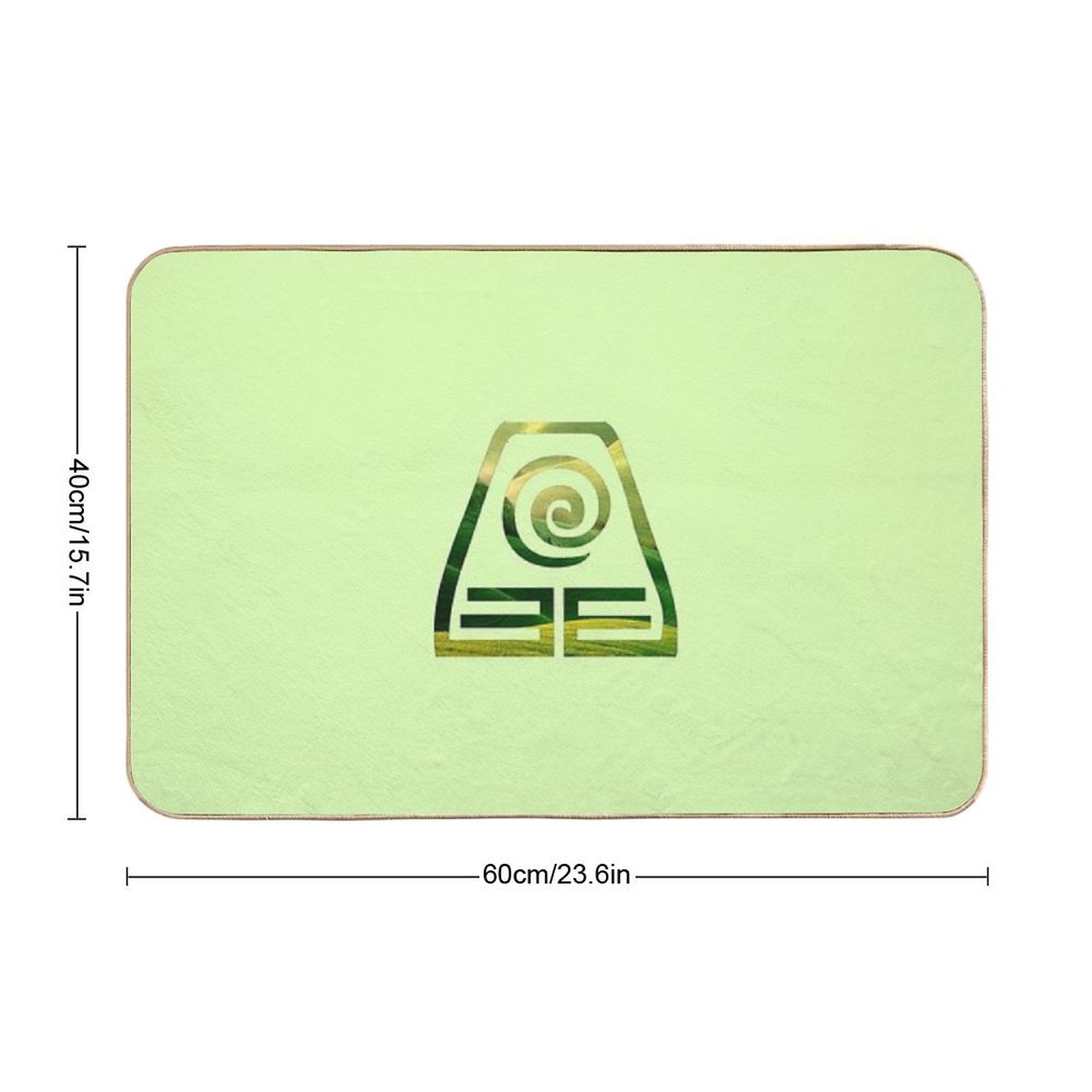 Earthbending Logo (Avatar The Last Airbender)  Versatile Bath Mat