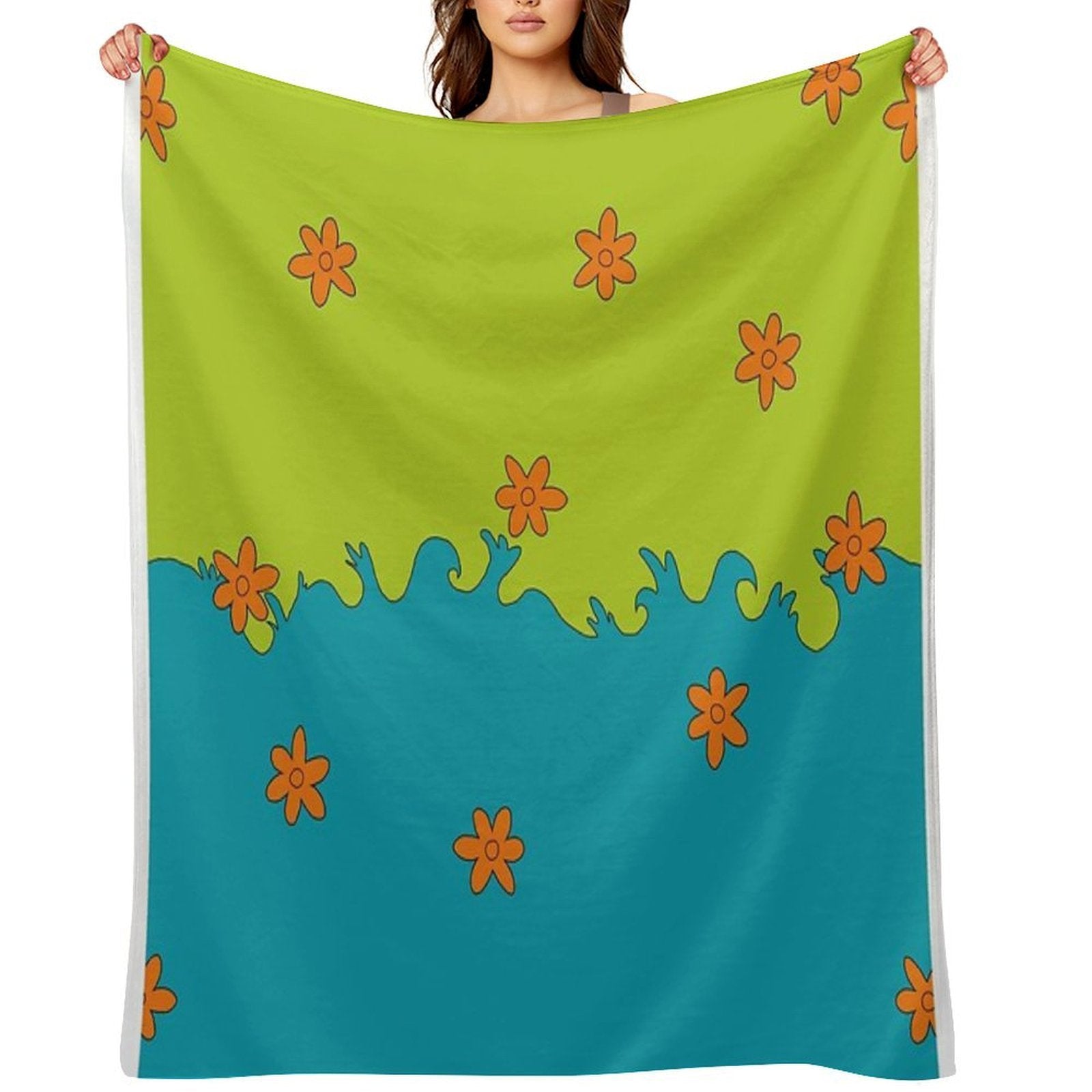 Mystery Pattern Wrinkle-free Throw Blanket