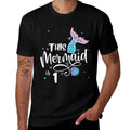 This Mermaid Is 1 Years Old 1st Birthday Mermaid Girl  Summer-ready Fabric T-Shirt