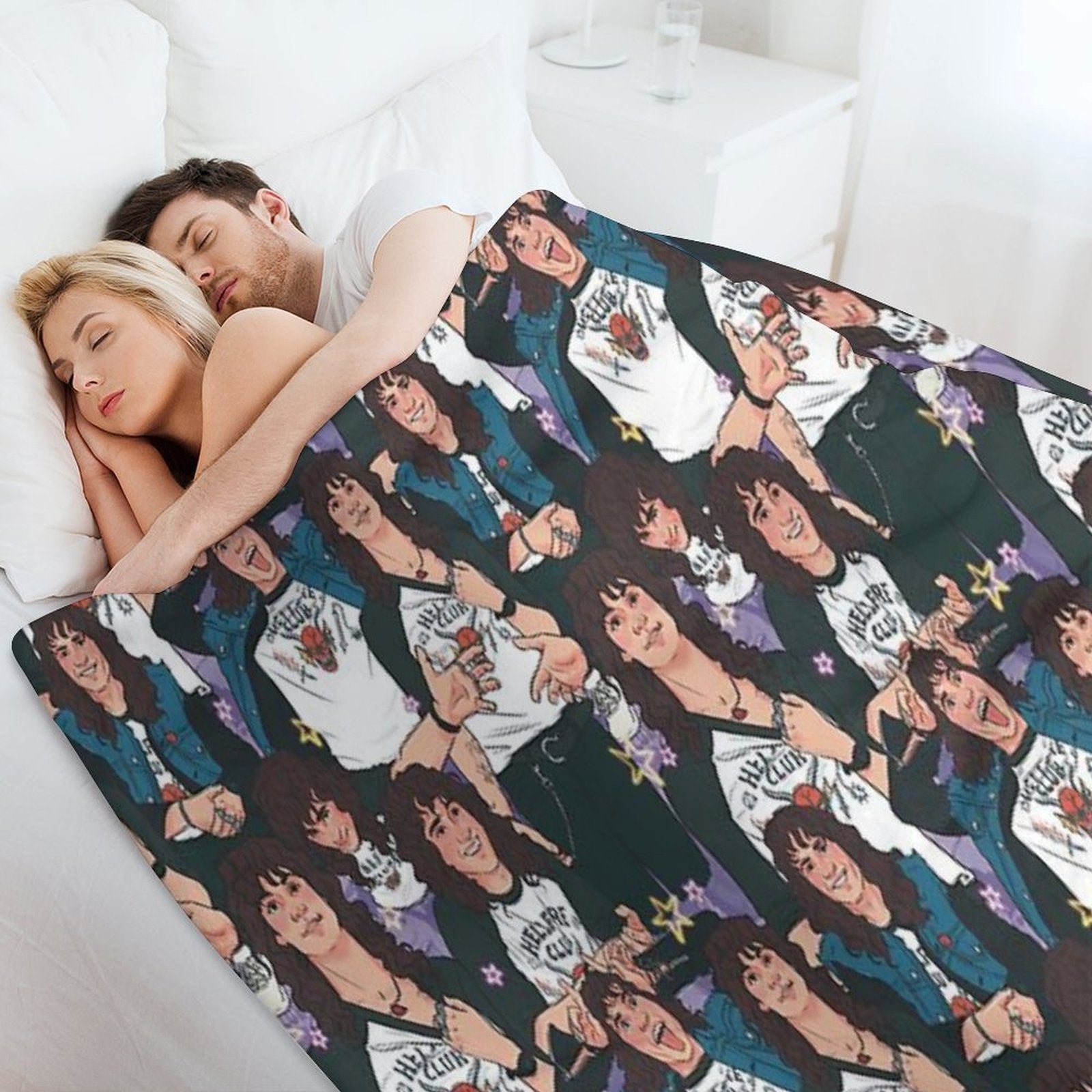 Eddie Munson - AOP Compact Throw Blanket