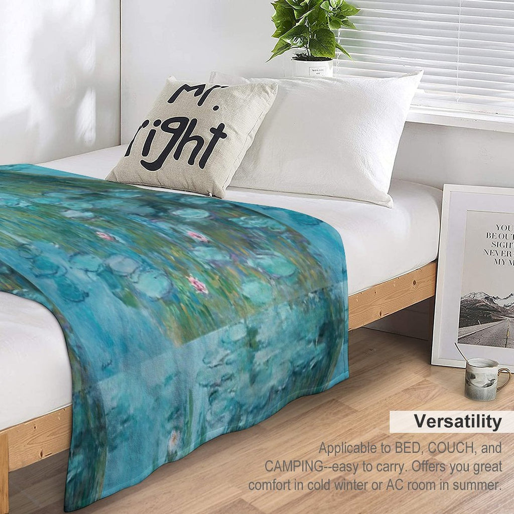 Claude Monet – Nymphéas – Water Lilies Gift-ready Throw Blanket