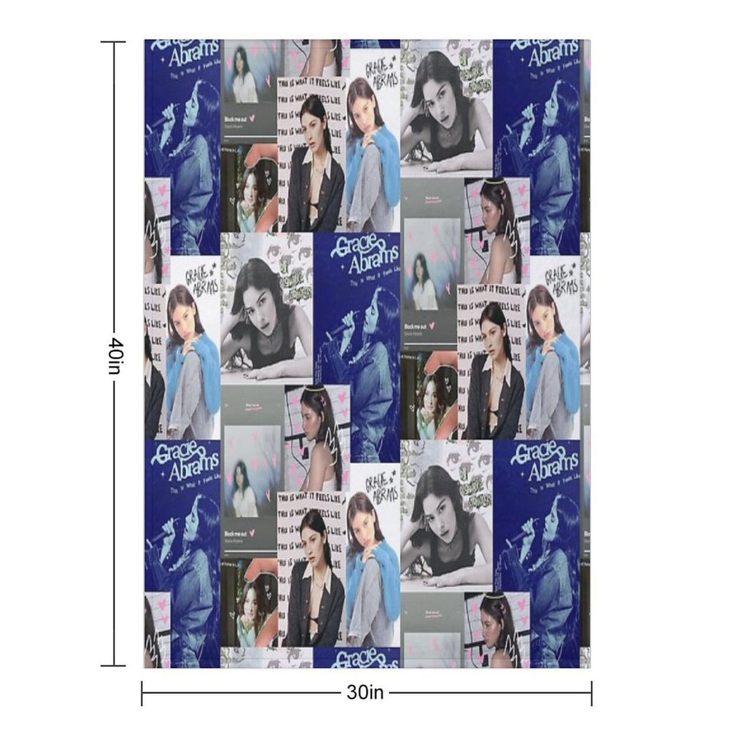 Gracie Abrams Travel-friendly Throw Blanket