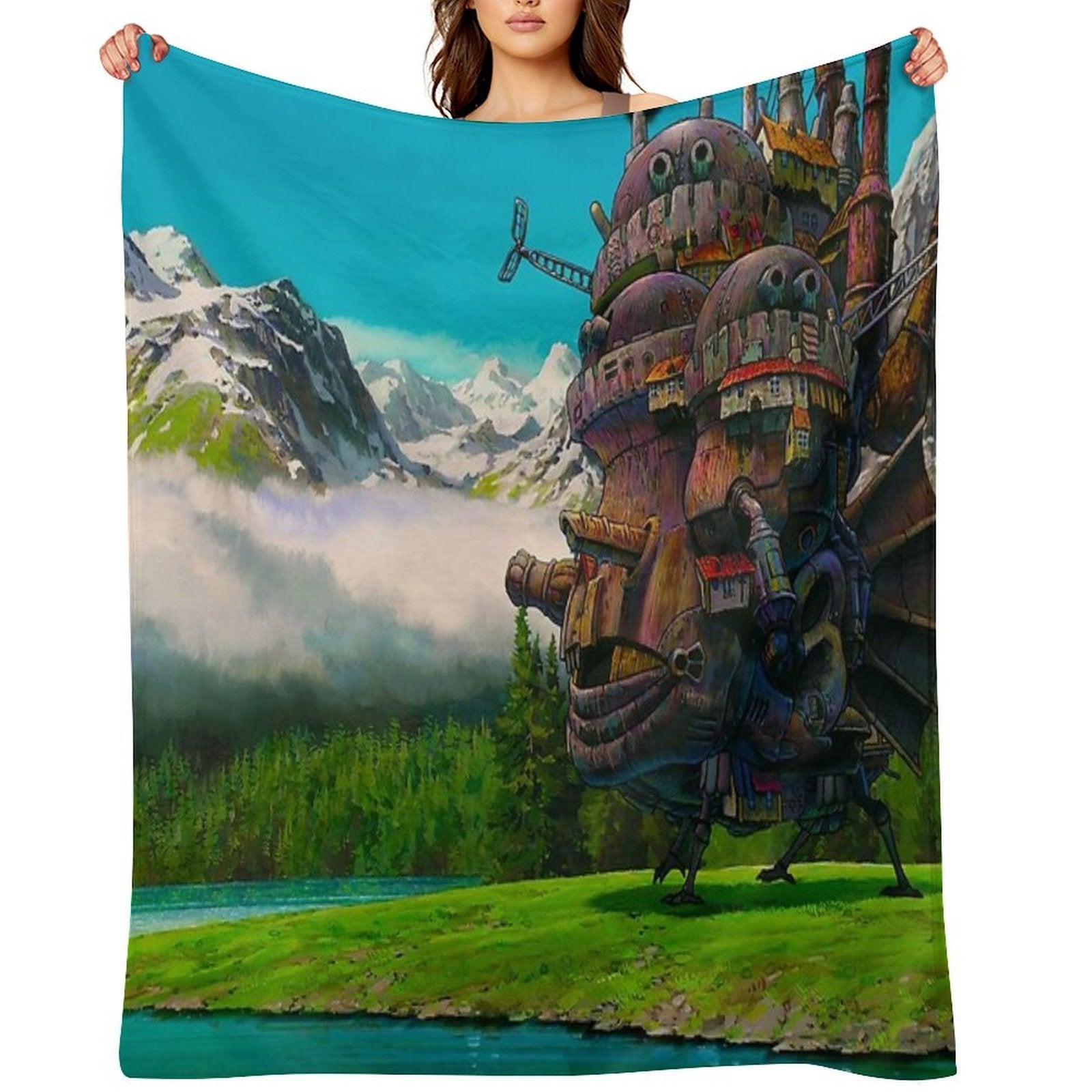 Stop at Star Lake Easy Care Throw Blanket
