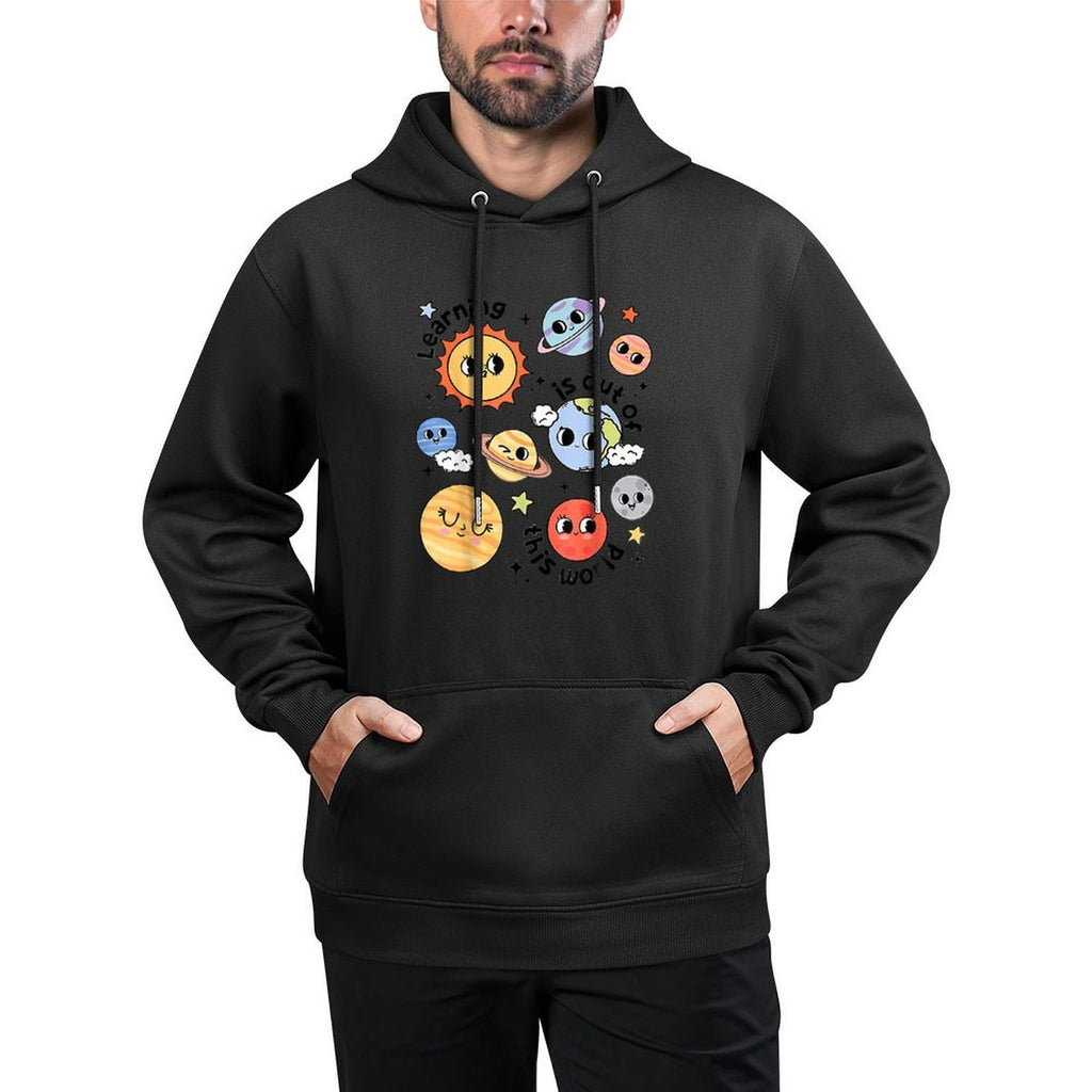 Teacher Space Science Learning Is Out Of World Solar System Customizable Surface Hoodie