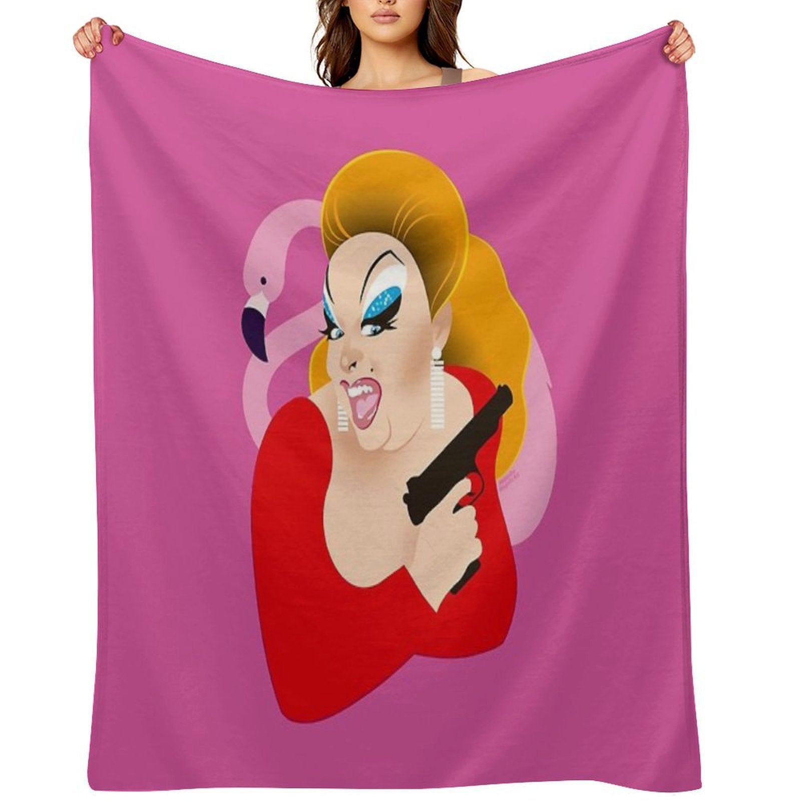 Divinely Pink All-season Throw Blanket