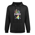 This Slime Queen Is 4 Year Old 4th Birthday For Girls Medium-Weight Fabric Hoodie