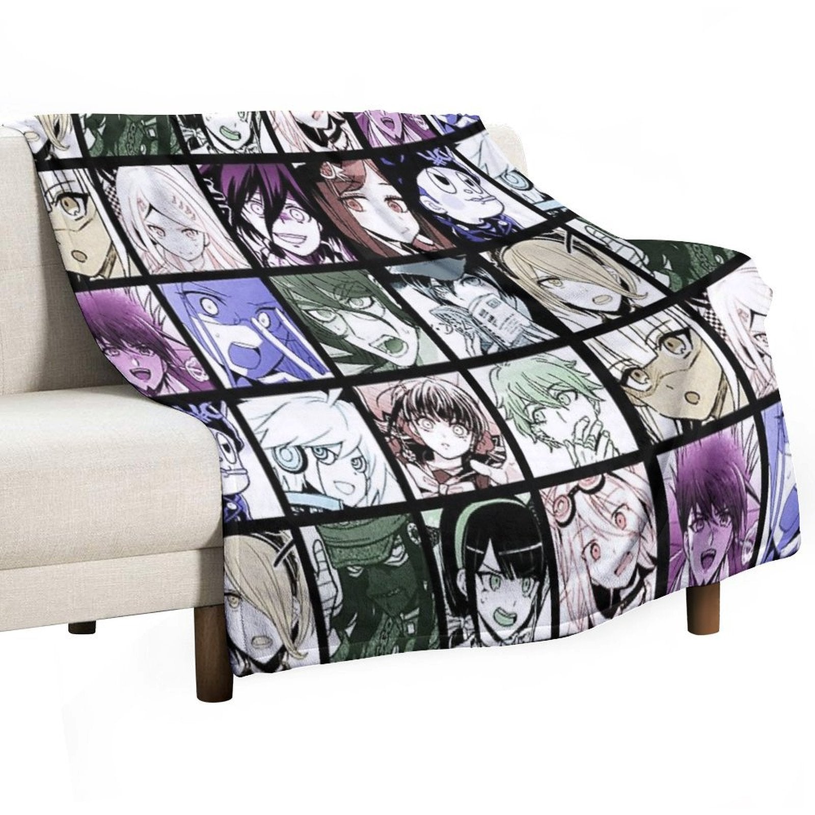 DRV3 Manga Collection (Colored) Gift-ready Throw Blanket