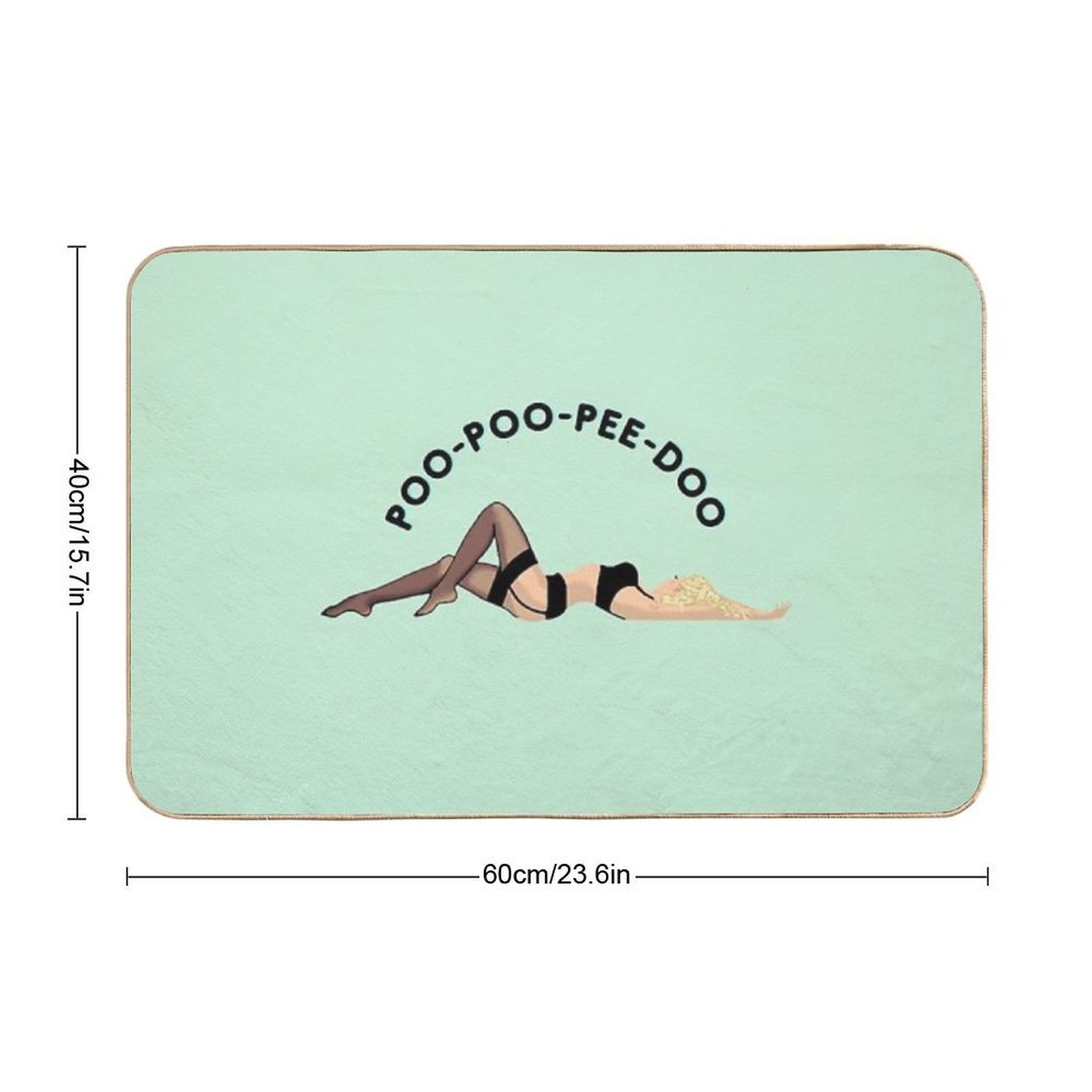 Poo-poo-pee-doo  Versatile Bath Mat