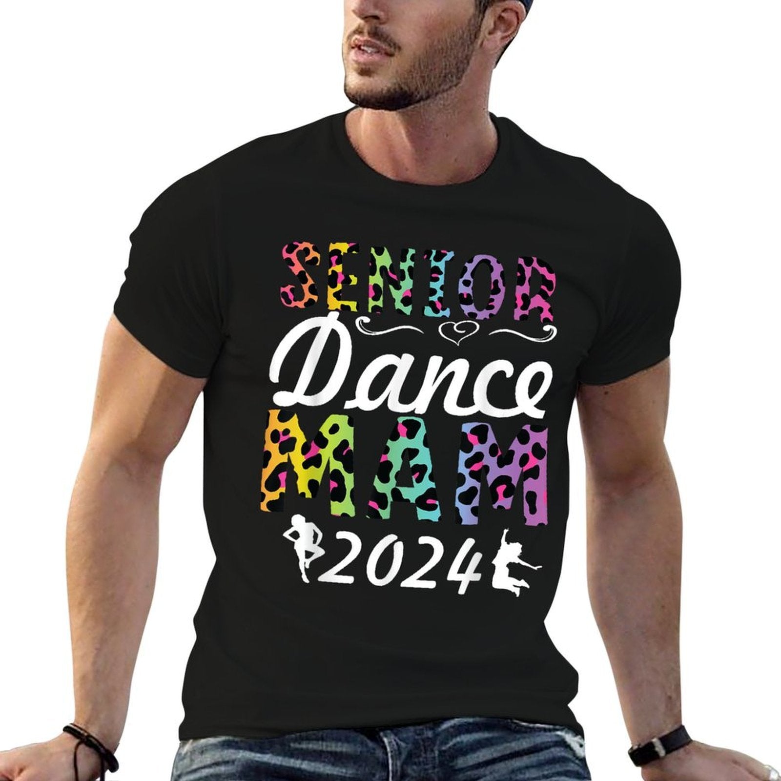 Senior Dance Mam 2024 Happy Last Day Of School Son Daughter  Easy-care T-Shirt