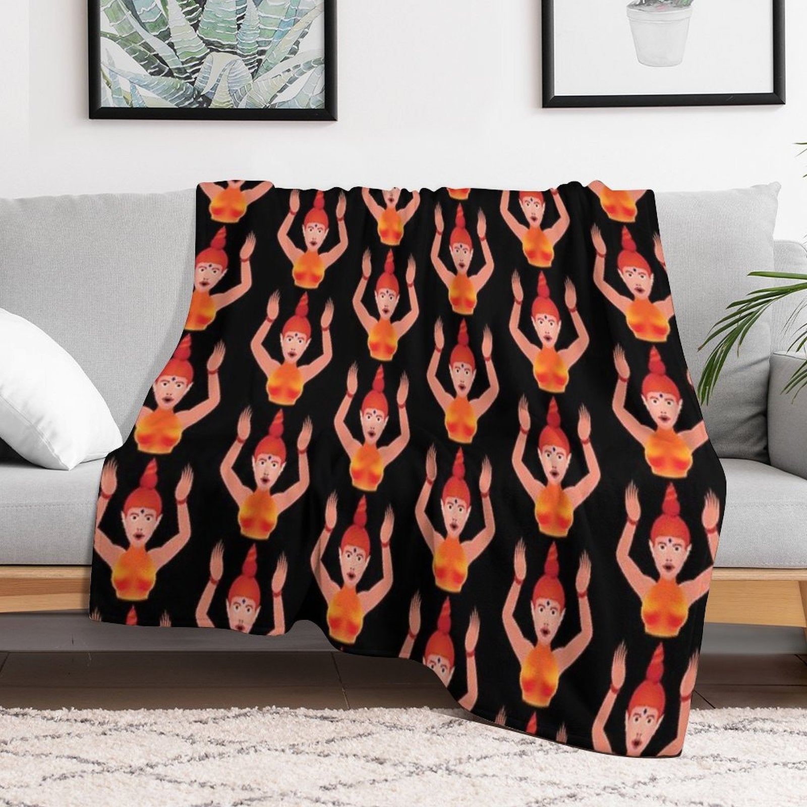 Paws Up Shrink-resistant Throw Blanket